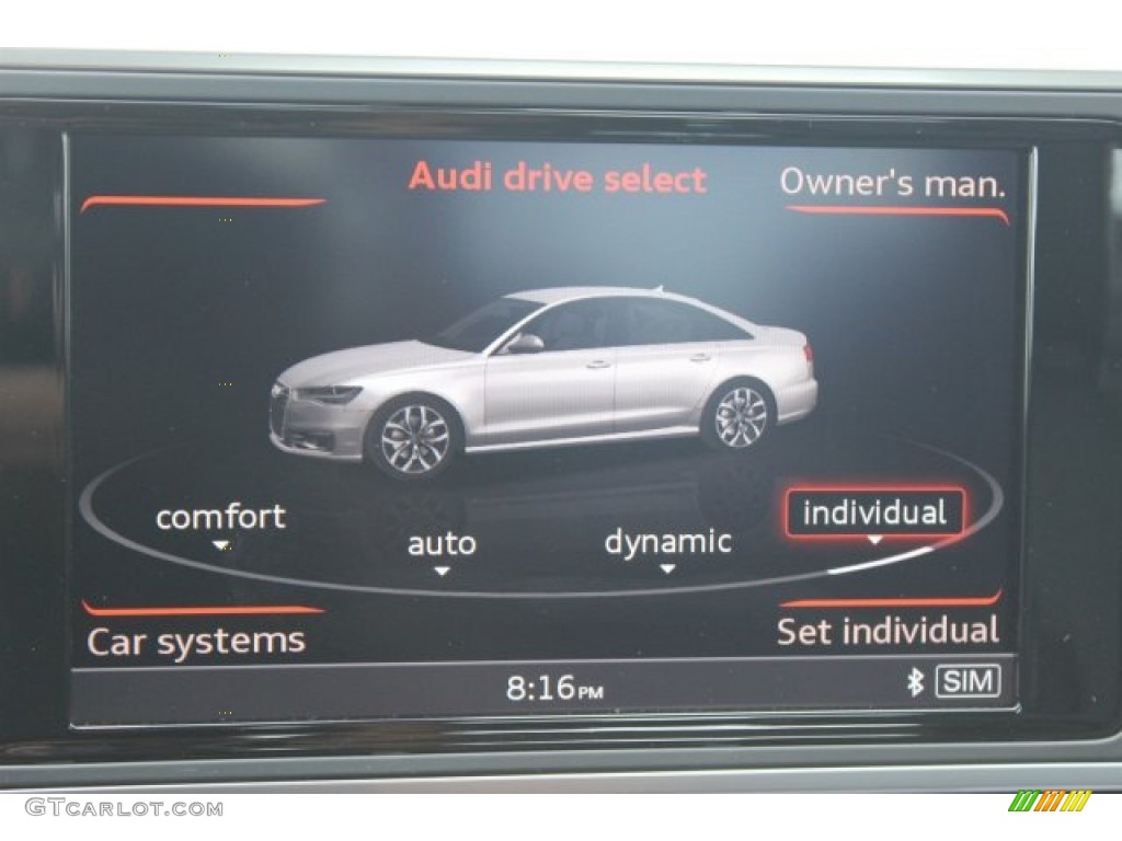 2016 A6 3.0 TFSI Premium Plus quattro - Moonlight Blue Metallic / Black photo #24