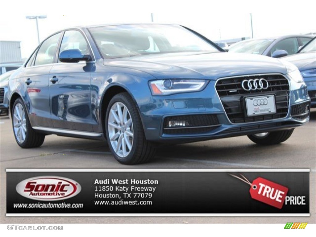 2016 A4 2.0T Premium Plus quattro - Utopia Blue Metallic / Titanium Gray photo #1