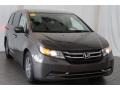 2015 Smoky Topaz Metallic Honda Odyssey EX  photo #2