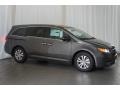 Smoky Topaz Metallic 2015 Honda Odyssey EX Exterior