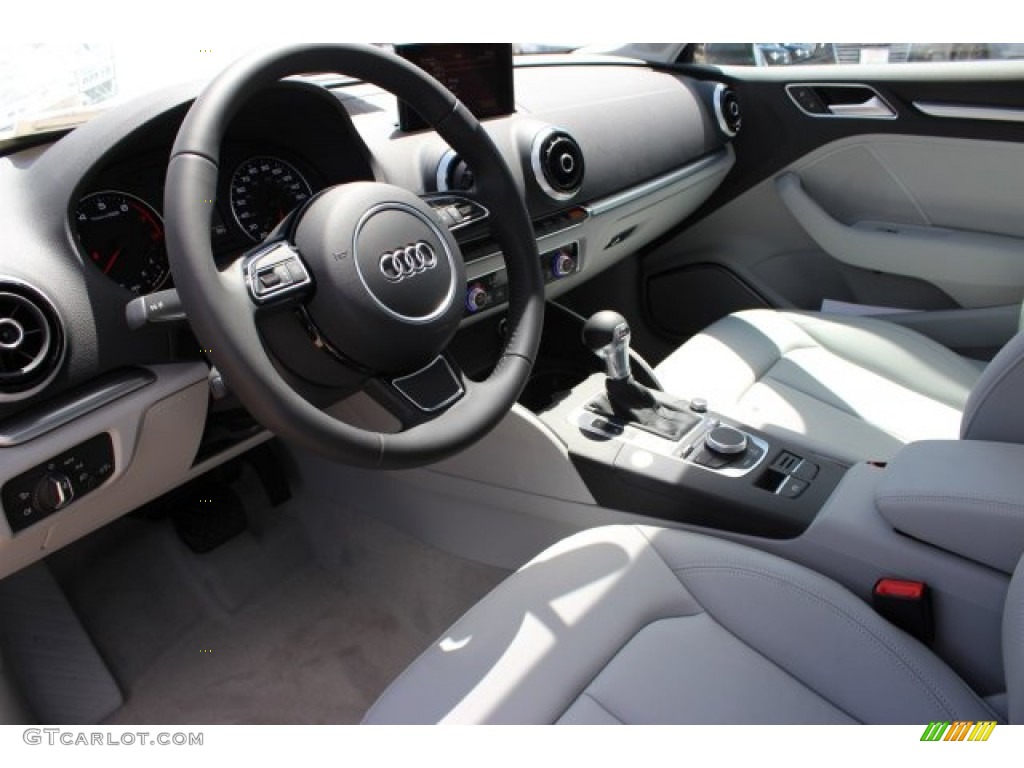 Titanium Gray Interior 2016 Audi A3 1.8 Premium Plus Photo #105675982