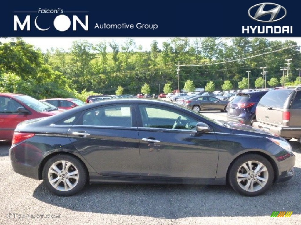 2011 Sonata Limited - Pacific Blue Pearl / Gray photo #1