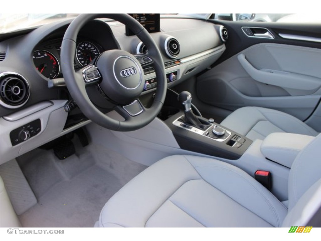 Titanium Gray Interior 2016 Audi A3 1.8 Premium Photo #105677756