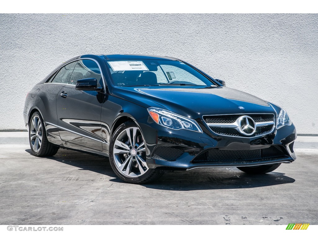 Black 2016 Mercedes-Benz E 400 Coupe Exterior Photo #105677759