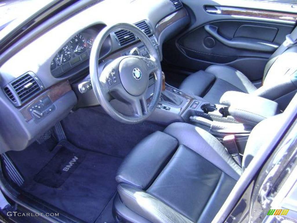 2004 3 Series 325i Sedan - Jet Black / Black photo #8