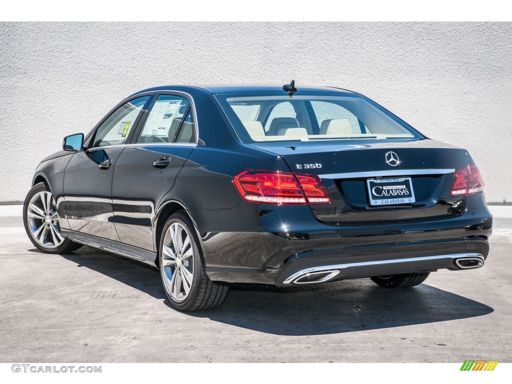 2016 E 350 Sedan - Black / Silk Beige/Espresso Brown photo #3