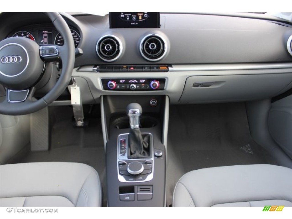 2016 Audi A3 1.8 Premium Titanium Gray Dashboard Photo #105678080