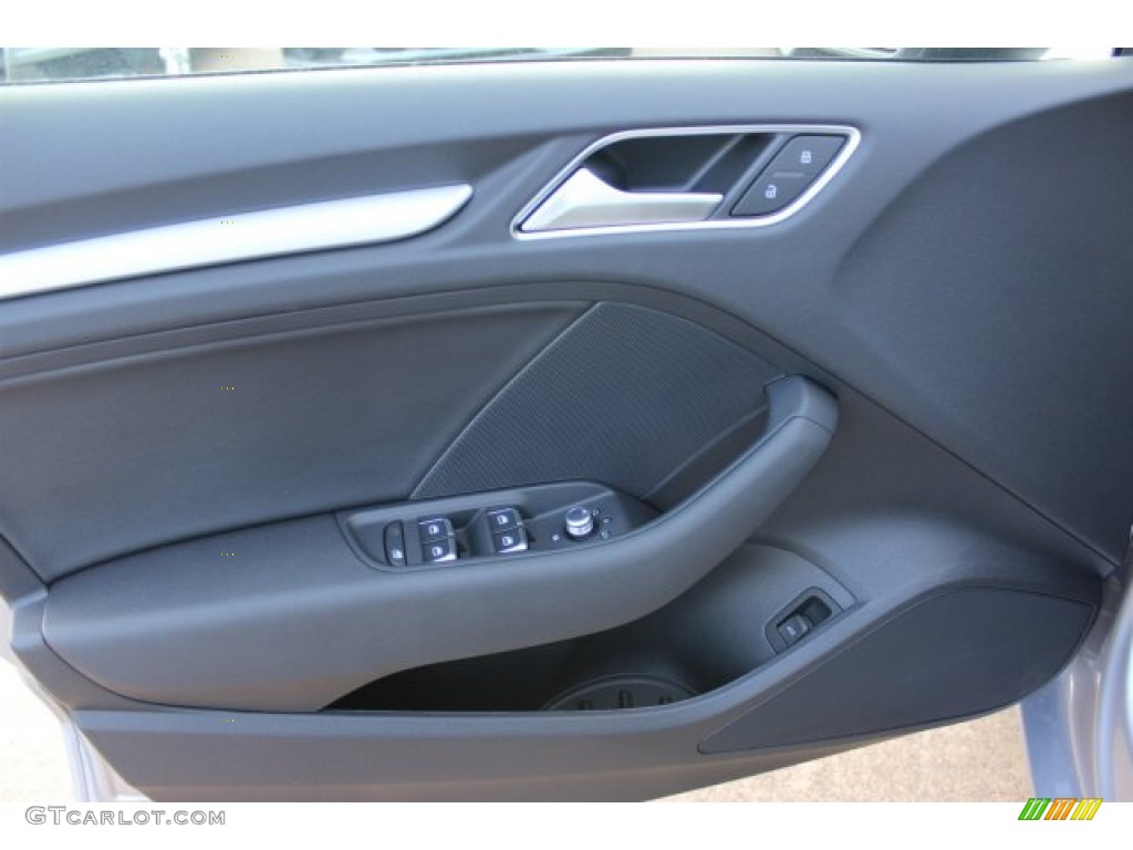 2016 Audi A3 1.8 Premium Black Door Panel Photo #105678332