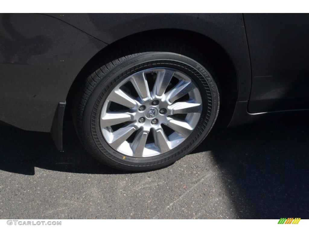 2015 Sienna Limited AWD - Predawn Gray Mica / Ash photo #11