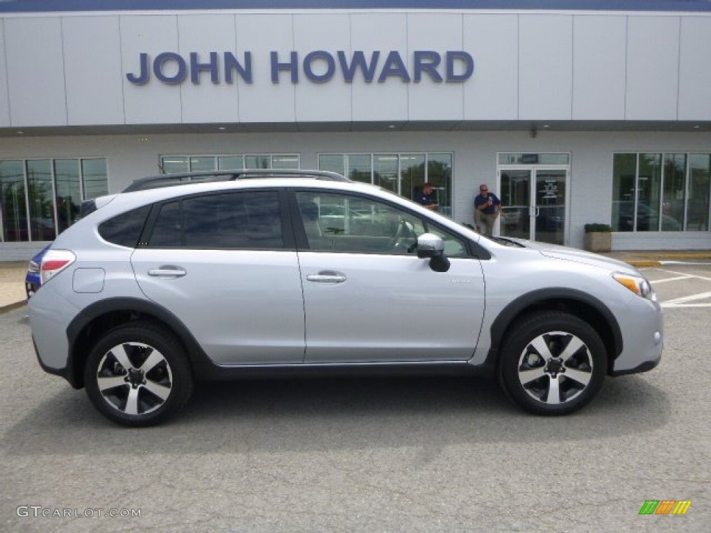 2015 XV Crosstrek Hybrid - Ice Silver Metallic / Black photo #3