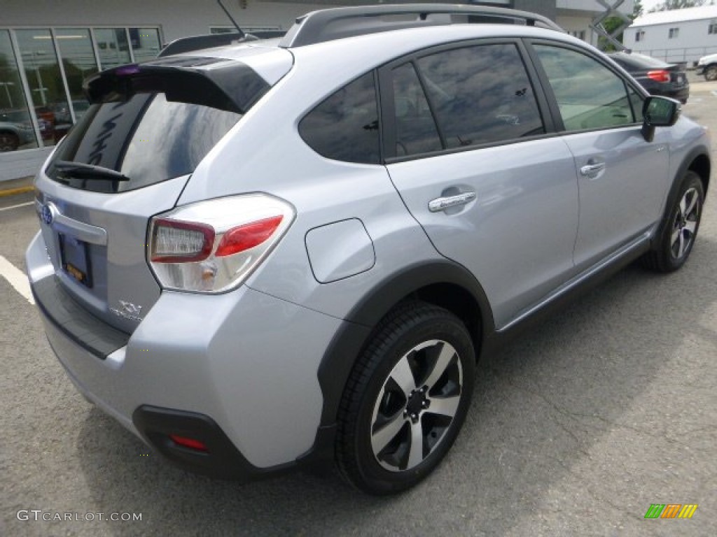 2015 XV Crosstrek Hybrid - Ice Silver Metallic / Black photo #4