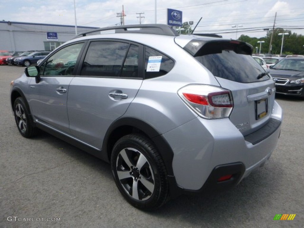 2015 XV Crosstrek Hybrid - Ice Silver Metallic / Black photo #6