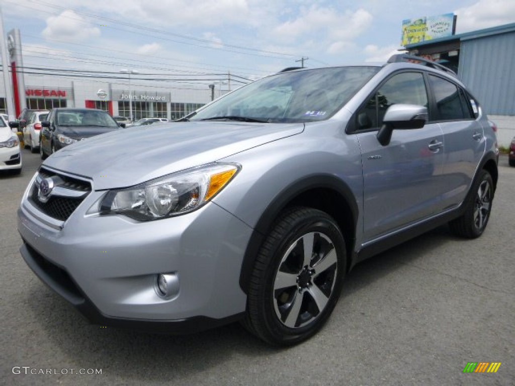2015 XV Crosstrek Hybrid - Ice Silver Metallic / Black photo #8