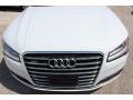 2015 Glacier White Metallic Audi A8 L 3.0T quattro  photo #2