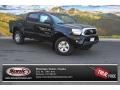 2015 Black Toyota Tacoma V6 Double Cab 4x4  photo #1