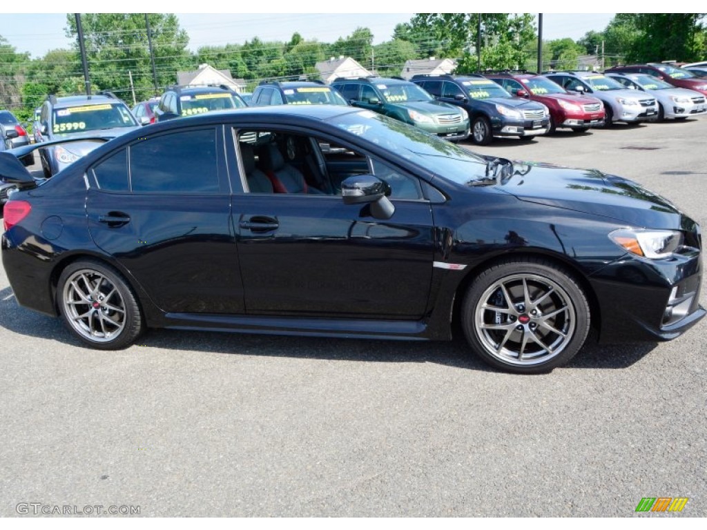 Crystal Black Silica 2015 Subaru WRX STI Limited Exterior Photo #105682772