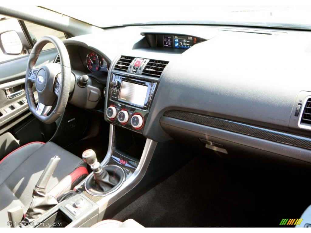 2015 Subaru WRX STI Limited Carbon Black Dashboard Photo #105682799
