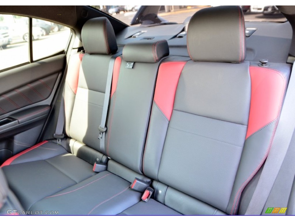 Carbon Black Interior 2015 Subaru WRX STI Limited Photo #105683042