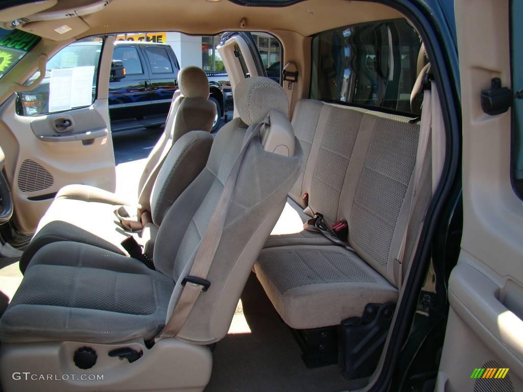 2002 F150 XLT SuperCab - Dark Highland Green Metallic / Medium Parchment photo #9