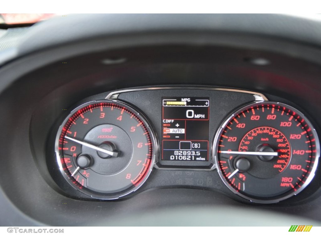 2015 Subaru WRX STI Limited Gauges Photo #105683132