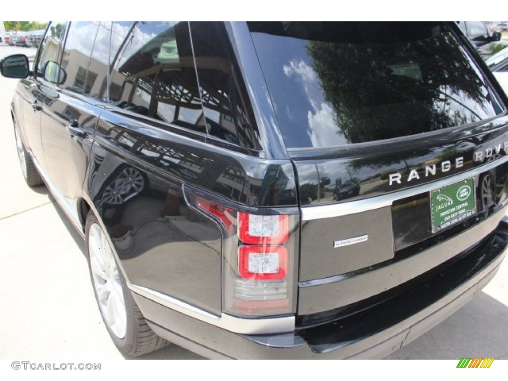 2015 Range Rover Supercharged - Santorini Black / Ebony photo #7