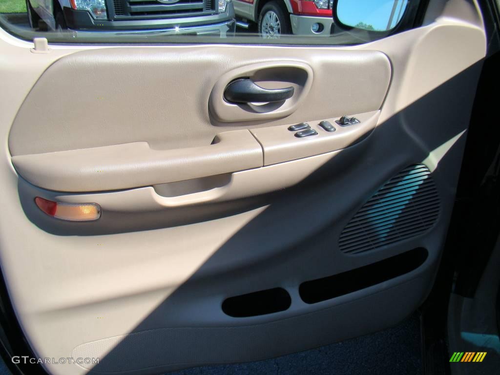 2002 F150 XLT SuperCab - Dark Highland Green Metallic / Medium Parchment photo #14