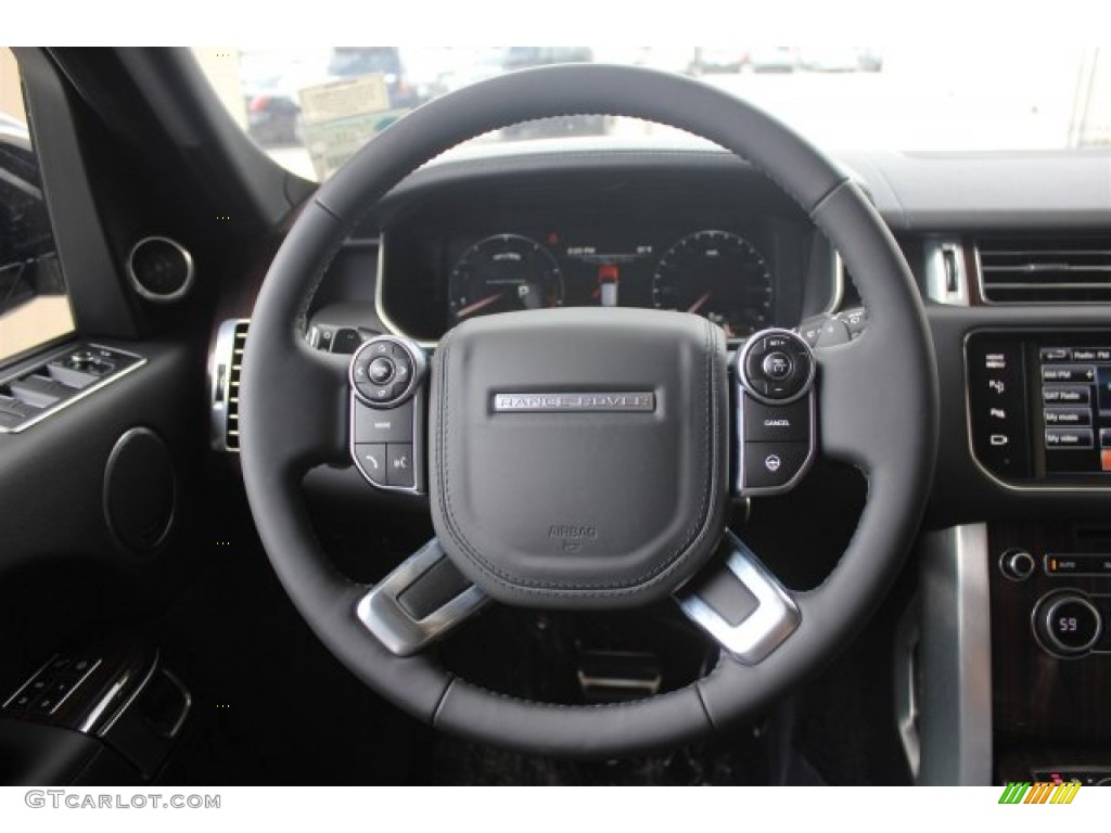 2015 Range Rover Supercharged - Santorini Black / Ebony photo #39