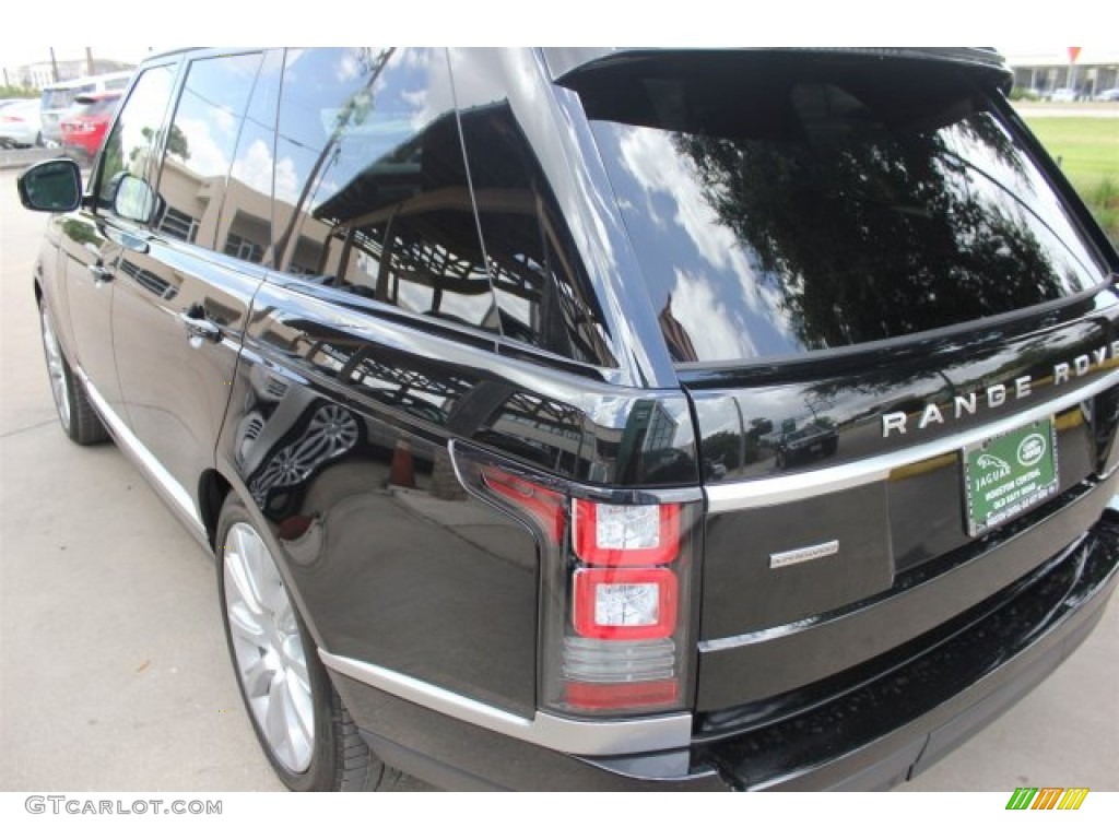 2015 Range Rover Supercharged - Santorini Black / Ebony photo #7