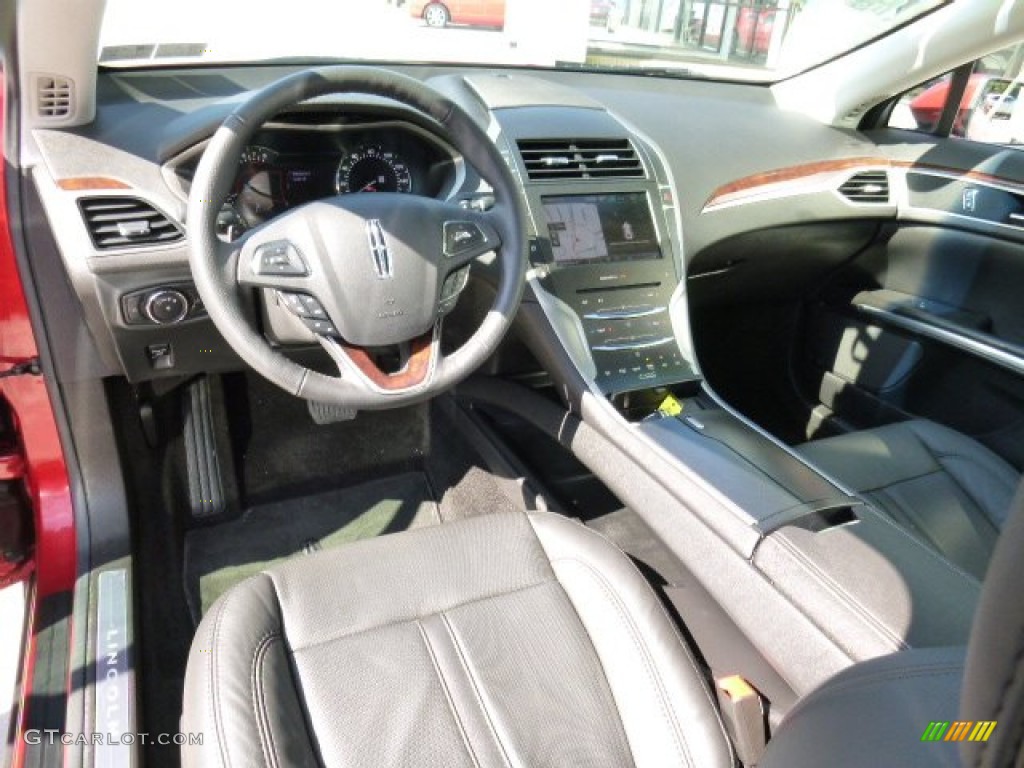 Charcoal Black Interior 2014 Lincoln MKZ AWD Photo #105685016