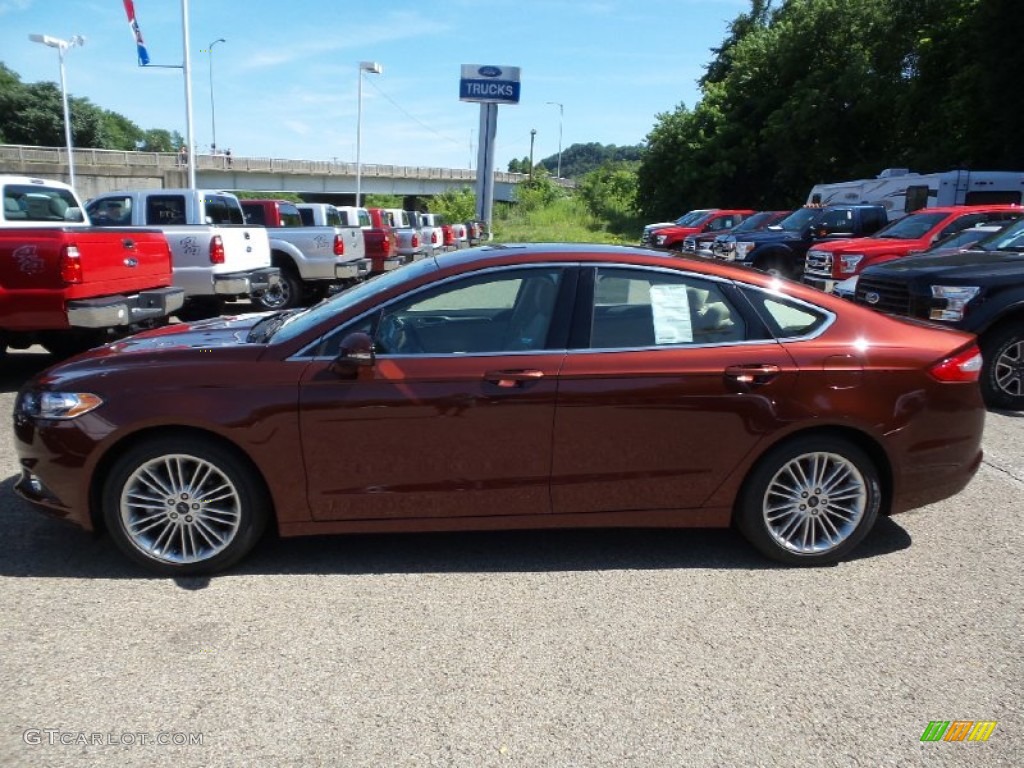 2015 Fusion SE - Bronze Fire Metallic / Dune photo #6