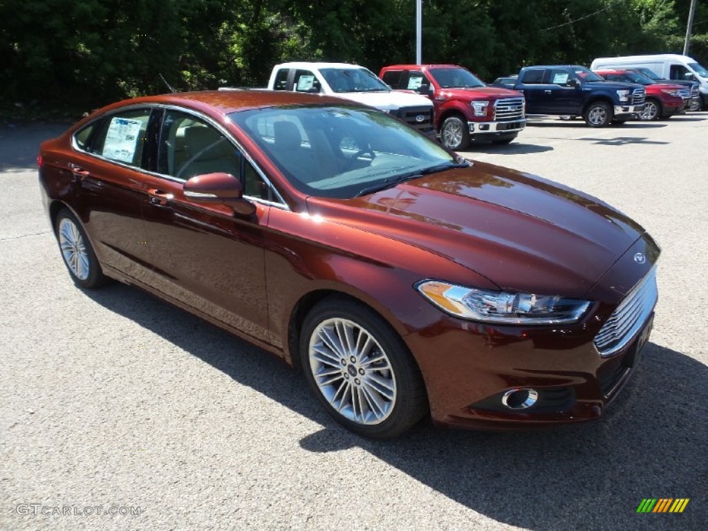 2015 Fusion SE - Bronze Fire Metallic / Dune photo #9