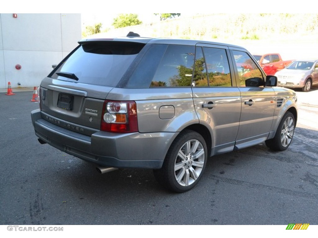 2008 Range Rover Sport Supercharged - Stornoway Grey Metallic / Ebony Black photo #2