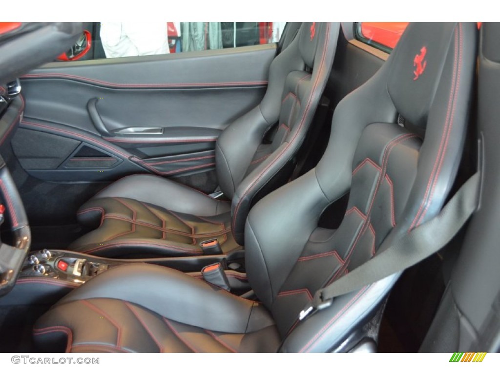Charcoal Interior 2012 Ferrari 458 Spider Photo #105687794