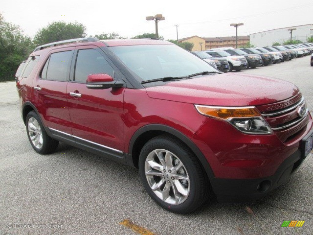 2015 Explorer Limited - Ruby Red / Medium Light Stone photo #1