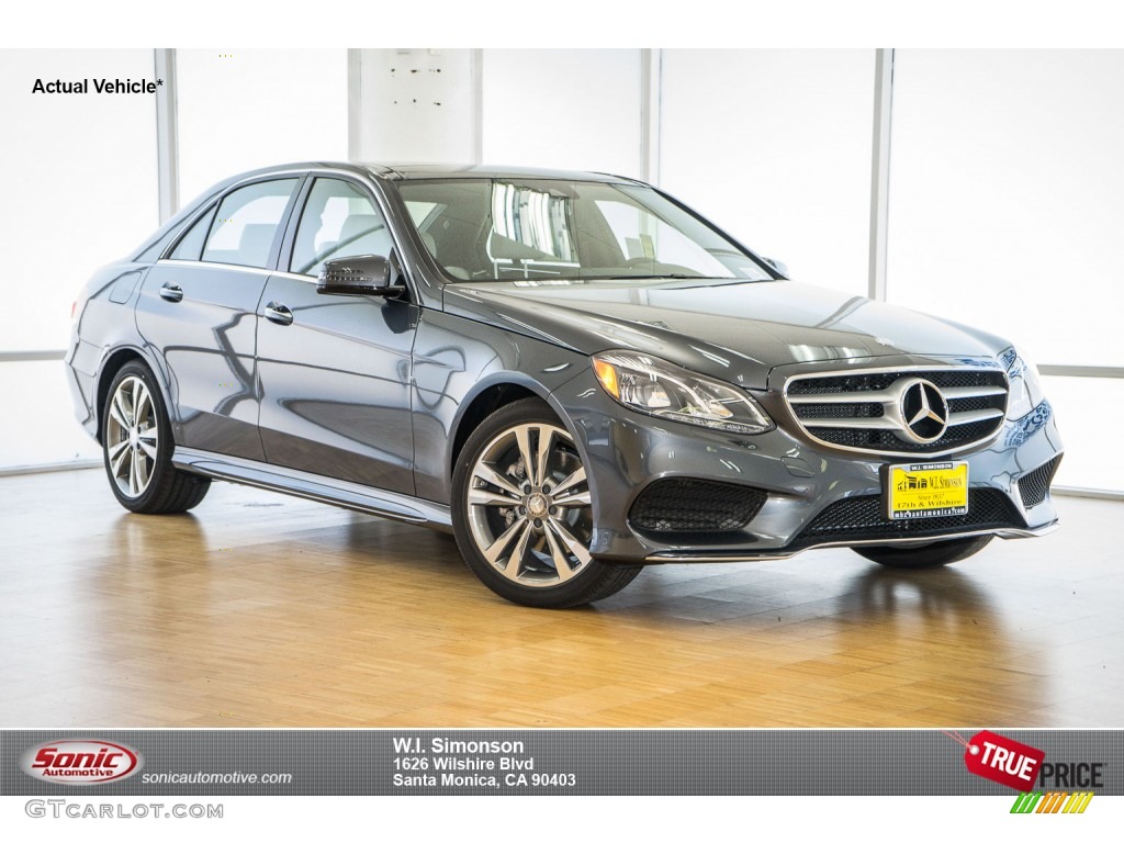2016 E 350 Sedan - Steel Grey Metallic / Crystal Grey/Black photo #1