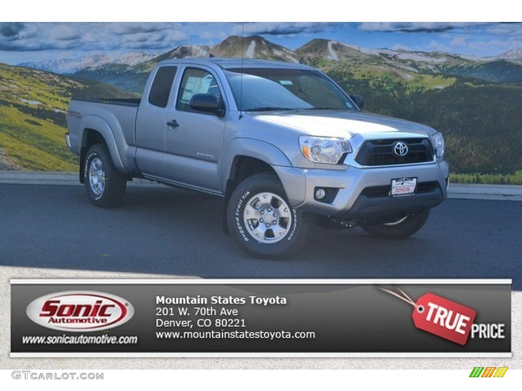 2015 Tacoma V6 Access Cab 4x4 - Silver Sky Metallic / Graphite photo #1