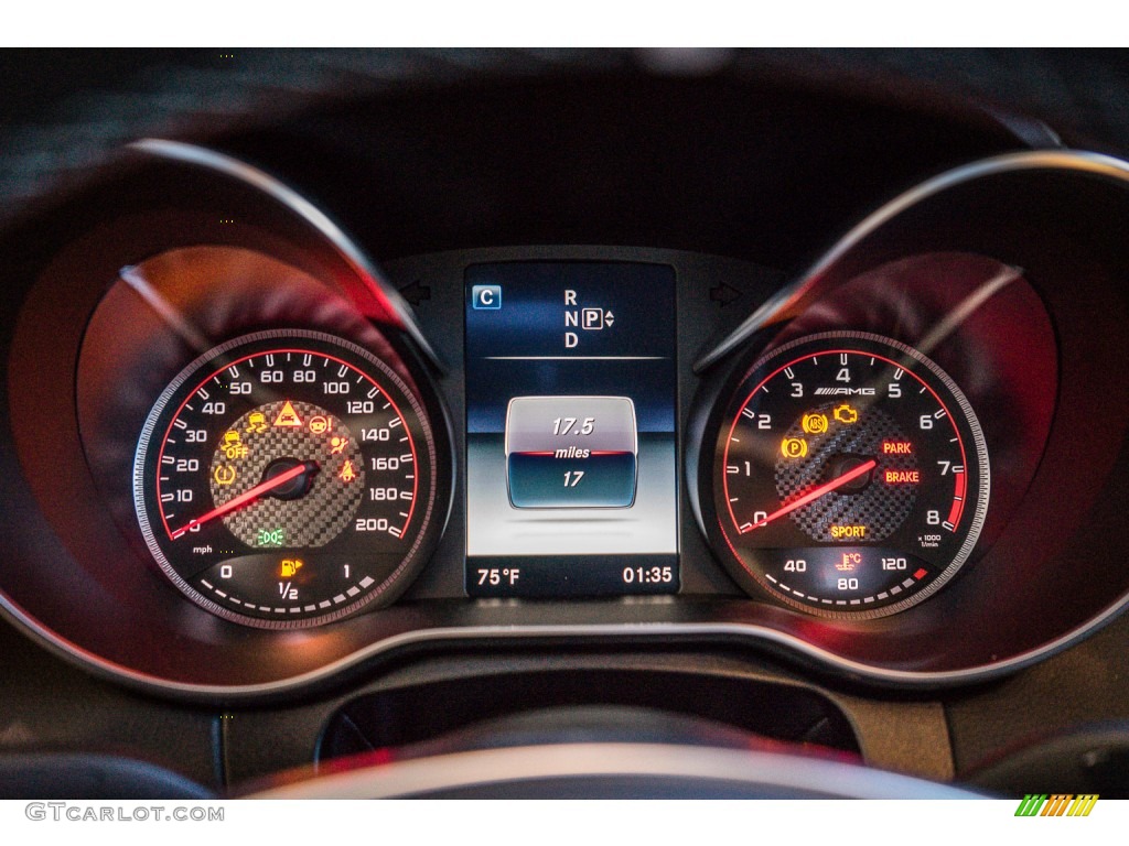 2015 Mercedes-Benz C 63 AMG Coupe Gauges Photo #105692591