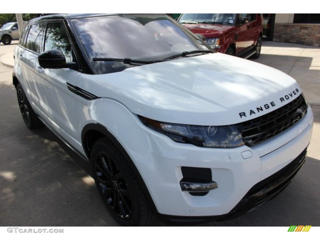Fuji White 2015 Land Rover Range Rover Evoque Dynamic Exterior Photo #105692675