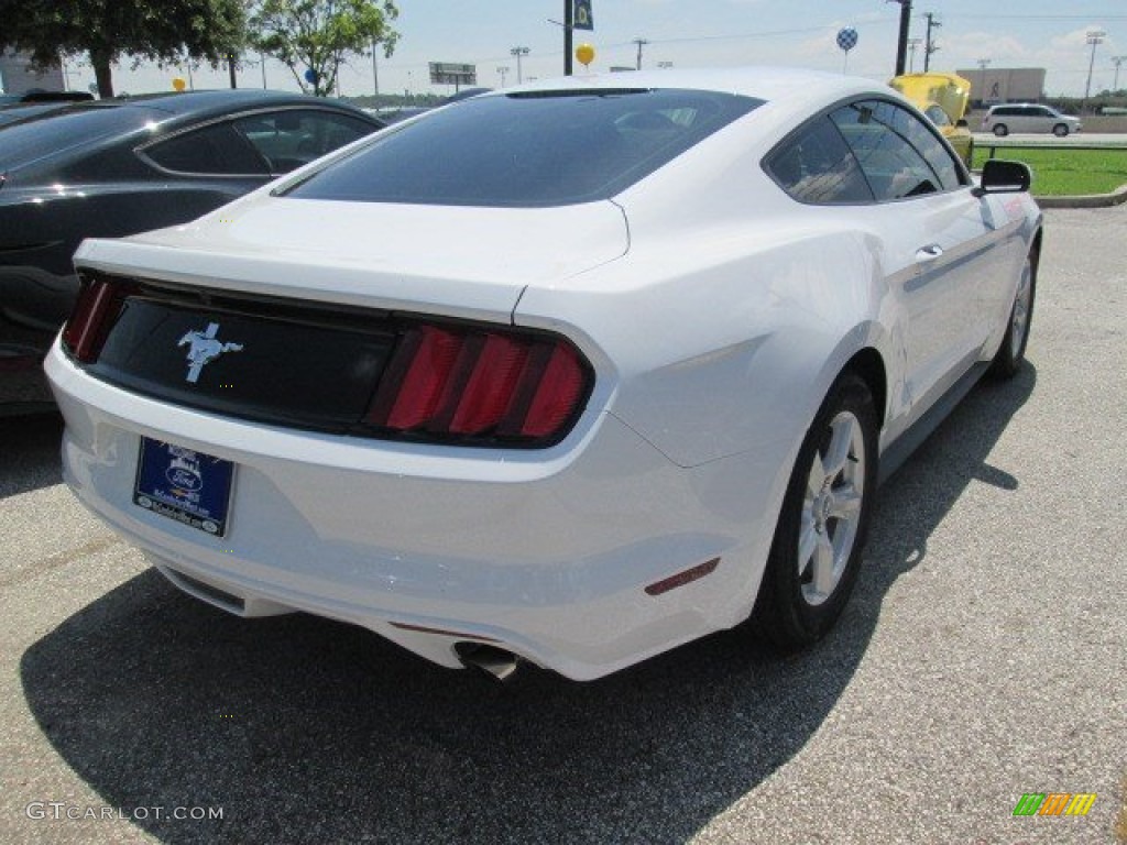 2015 Mustang V6 Coupe - Oxford White / Ebony photo #8