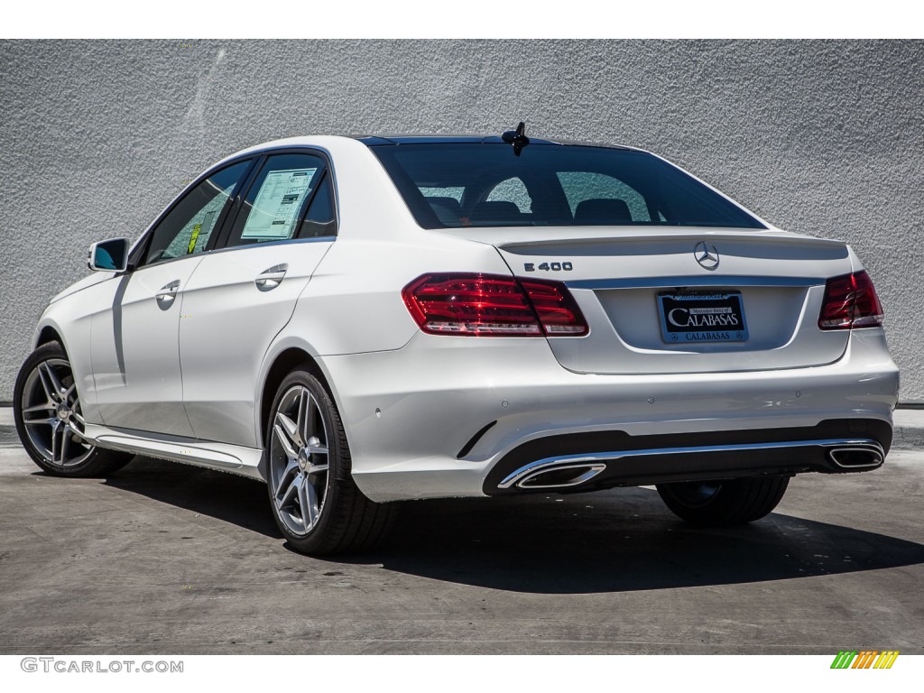 2016 E 400 Sedan - Polar White / Black photo #3