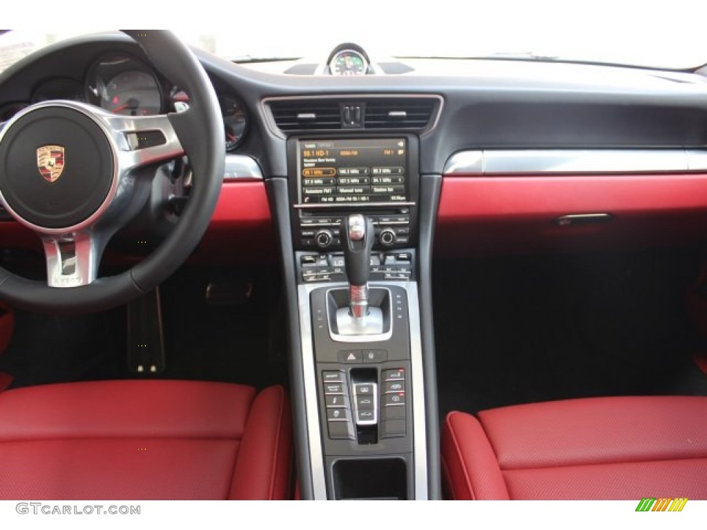 2015 911 Carrera 4S Coupe - Agate Grey Metallic / Black/Garnet Red photo #36