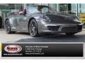 Agate Grey Metallic 2014 Porsche 911 Carrera 4S Cabriolet