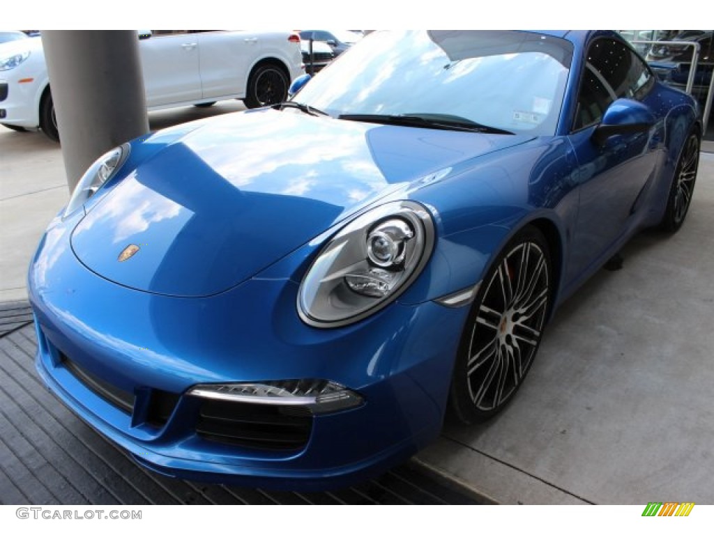 Sapphire Blue Metallic 2014 Porsche 911 Carrera S Coupe Exterior Photo #105697838