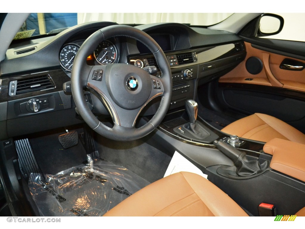 Saddle Brown Interior 2012 BMW 3 Series 328i Coupe Photo #105698078