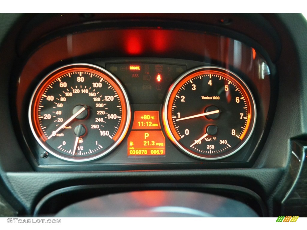 2012 BMW 3 Series 328i Coupe Gauges Photo #105698171