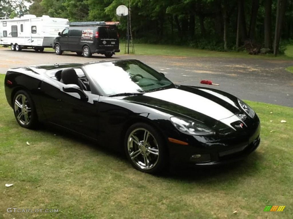 2005 Corvette Convertible - Black / Ebony photo #5