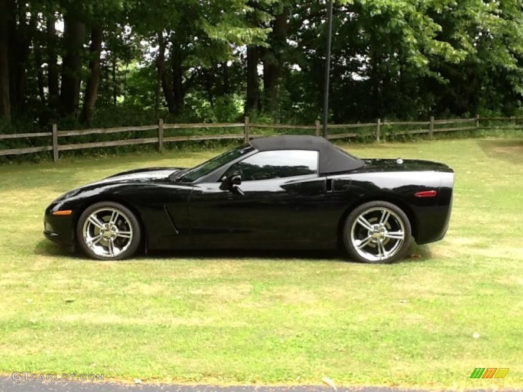 2005 Corvette Convertible - Black / Ebony photo #22