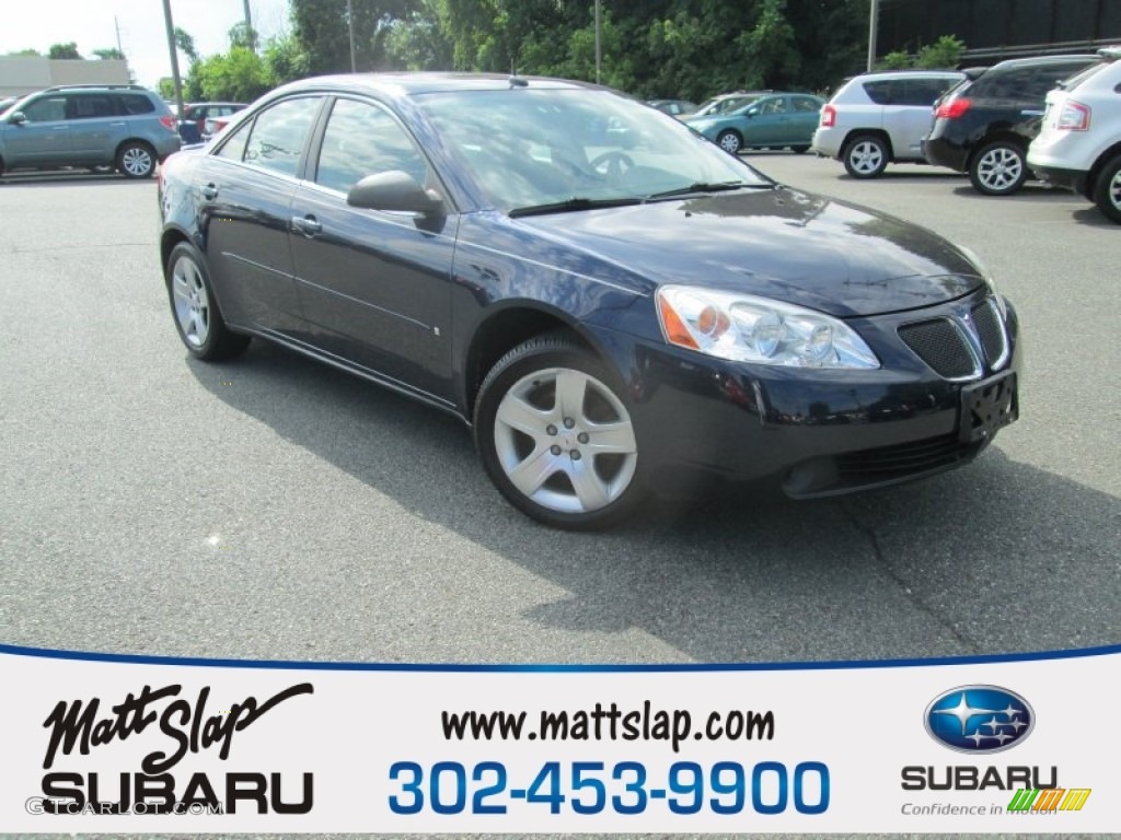 2008 G6 Sedan - Midnight Blue Metallic / Ebony Black photo #1