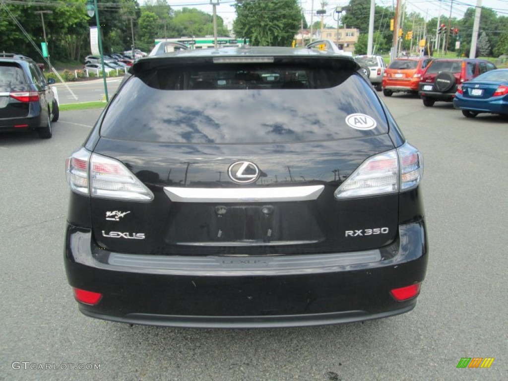 2010 RX 350 AWD - Black Sapphire Pearl / Light Gray/Espresso Birds-Eye Maple photo #7