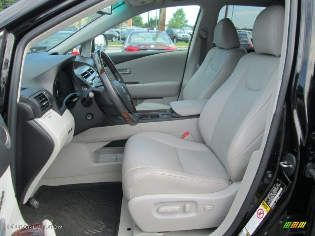 2010 RX 350 AWD - Black Sapphire Pearl / Light Gray/Espresso Birds-Eye Maple photo #11